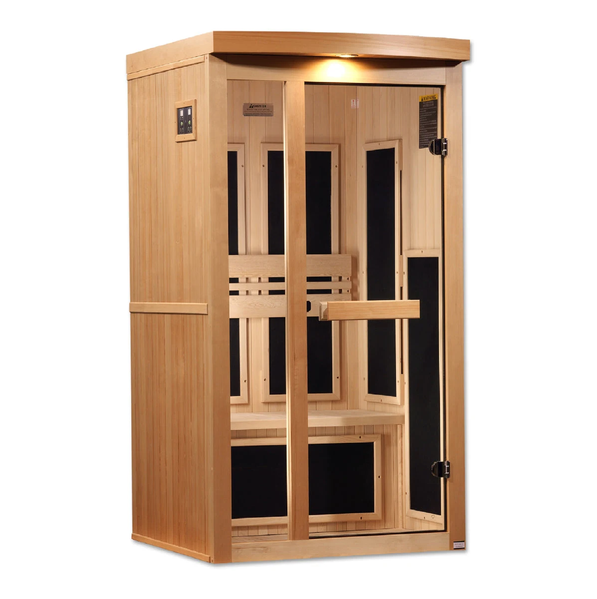 Midland infrared sauna in natural hemlock